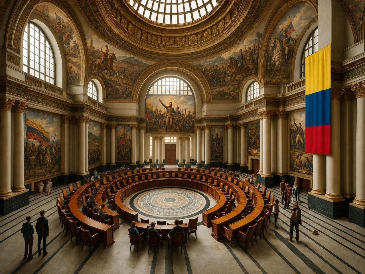 Visualización conceptual de una cámara institucional federal