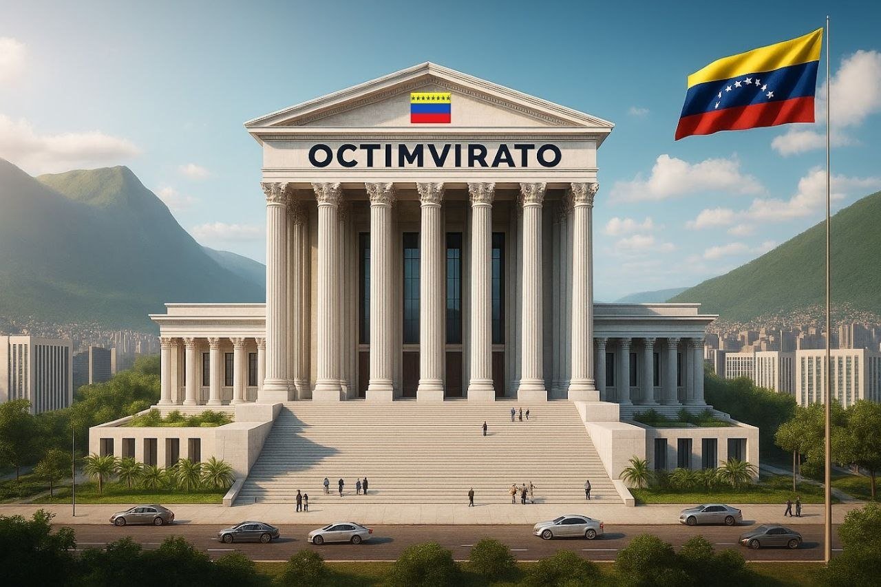 Visualización conceptual del Octimvirato de Provincias Unidas de Venezuela